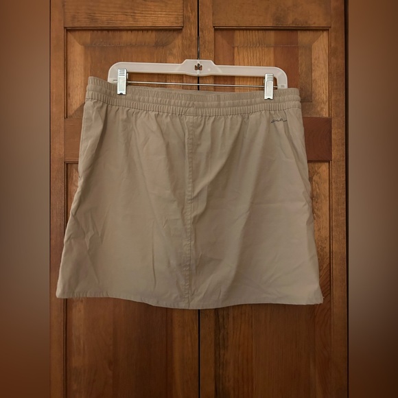 Eddie Bauer Women's Cute Minimalist Preppy Tan M Athletic Athliesure Skirt/Skort - Picture 6 of 14